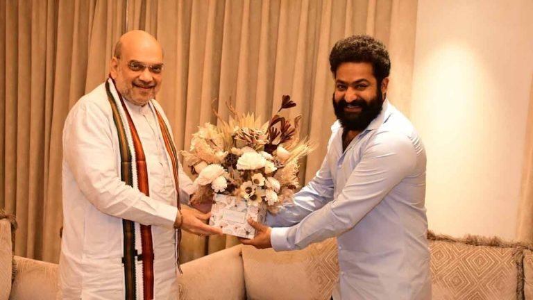 Amit Shah meets Jr NTR