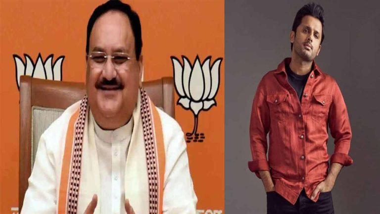 JP Nadda to meet Tollywood star Nithiin at Novotel today