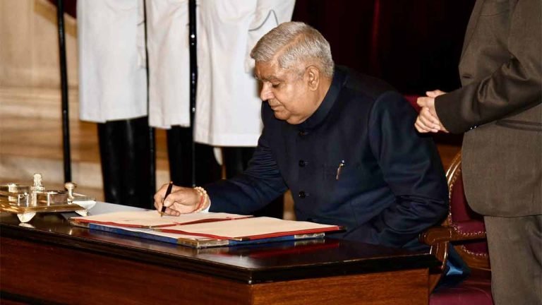 Jagdeep Dhankhar sworn in as 14th Vice President of India