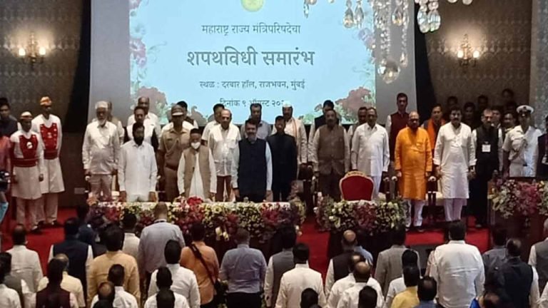 Maharashtra Cabinet Expansion: 9 BJP, 9 Shiv Sena Leaders Take Oath, No Women In Berth