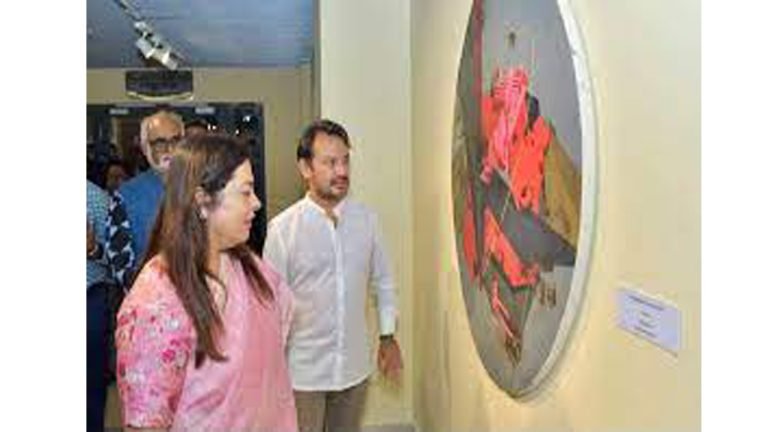 Art exhibition of Paintings featuring works of the renowned artist Mr. Rodolfo Vega Oviedo from El Salvador inaugurated at IGNCA Gallery in New Delhi