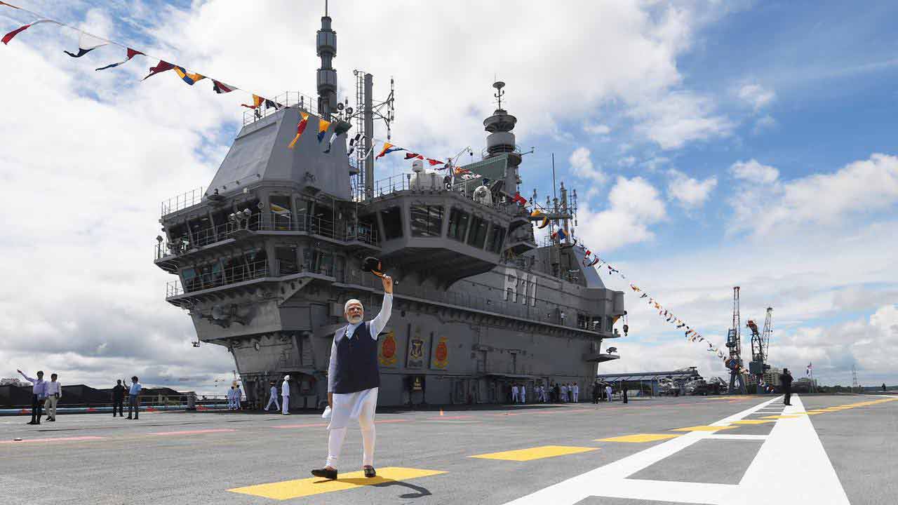 PM Modi commissions first indigenous aircraft carrier as INS Vikrant
