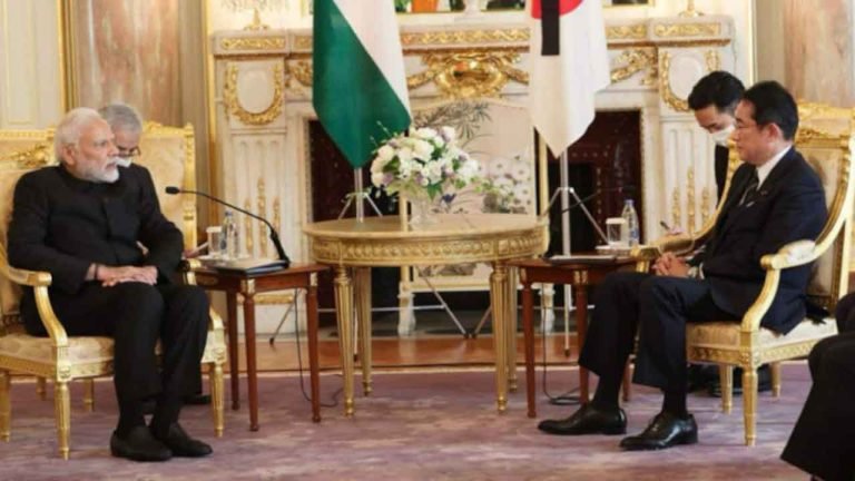 PM Modi Meets Japanese Counterpart Fumio Kishida