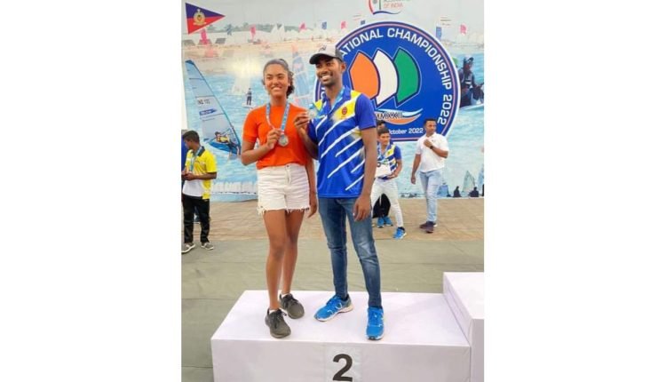 YAI YOUTH NATIONALS 2022: Alekhya and Akhil win Silver medal in International 420 Mixed category