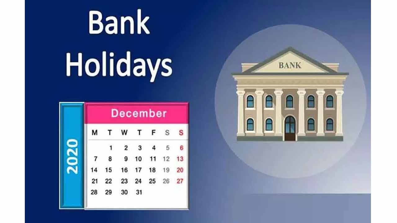 BANK HOLIDAYS Banks to remain closed for 13 days in December, Check