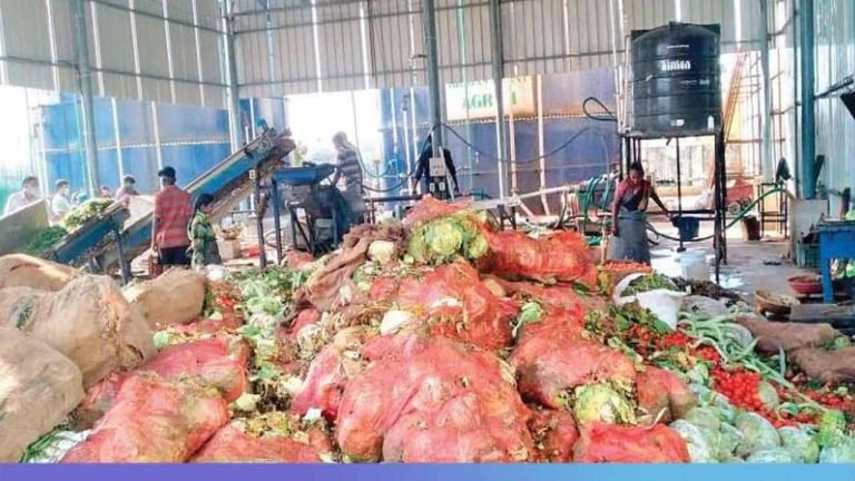 Biofuel With Vegetable Waste At Gudimalkapur Market