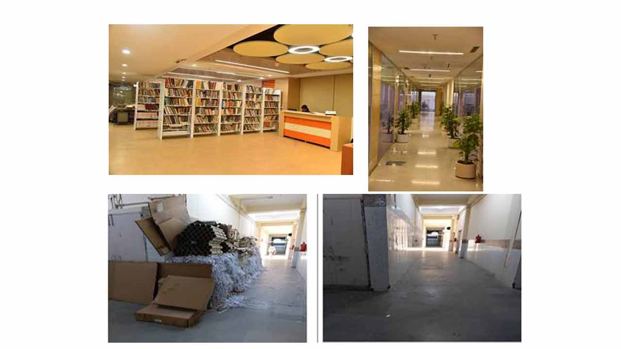 Cleanliness drives, renovated drive rooms create a spacious and vibrant DST campus