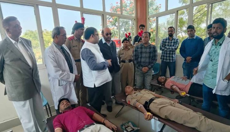 MANUU organizes blood donation camp