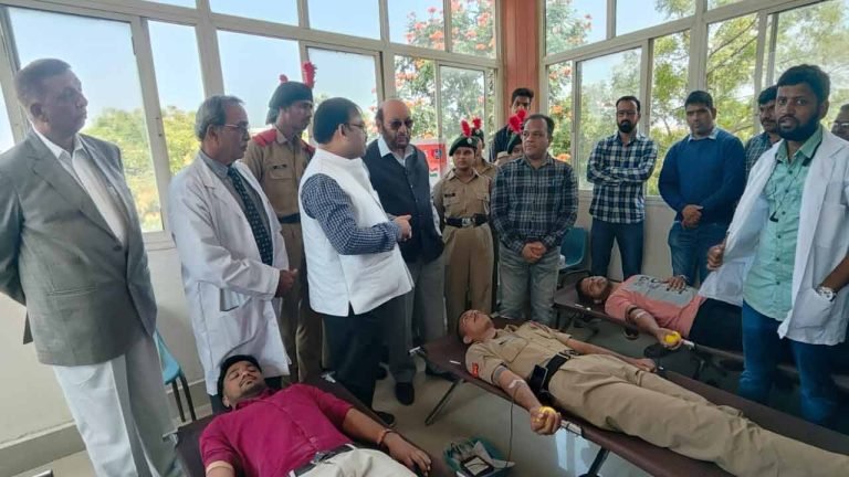 MANUU organizes blood donation camp
