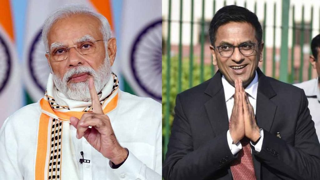 PM Modi congratulates Dr. Justice DY Chandrachud on becoming the 50th ...