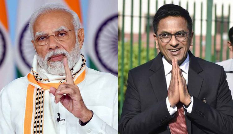 PM Modi congratulates Dr. Justice DY Chandrachud on becoming the 50th ...