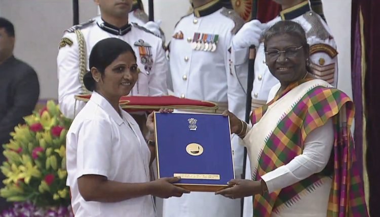 President of India Presents National Florence Nightingale Awards 2021