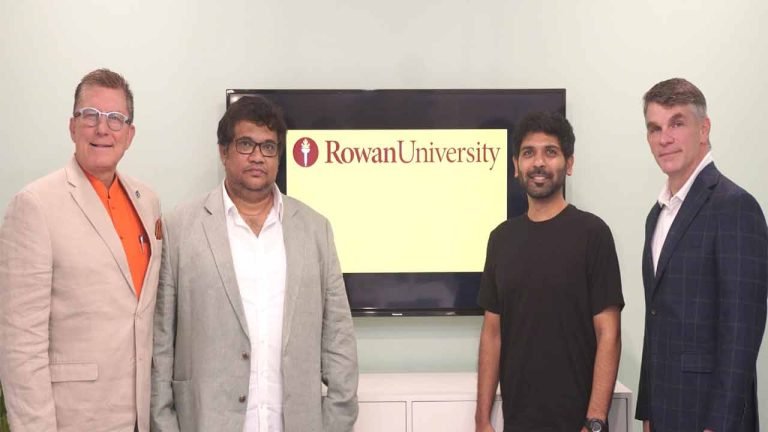 Senior Vice President of Rowan University visits Indo Global Study of Hyderabad