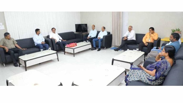 Union minister inspects arrangements for PM’s public meet at Ramagundam
