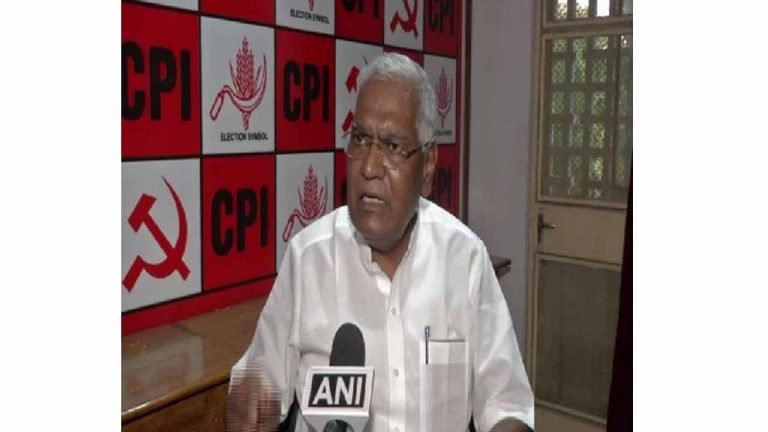 All Secular Forces Must Unite to Oust BJP From Power in 2024 Elections: D. Raja