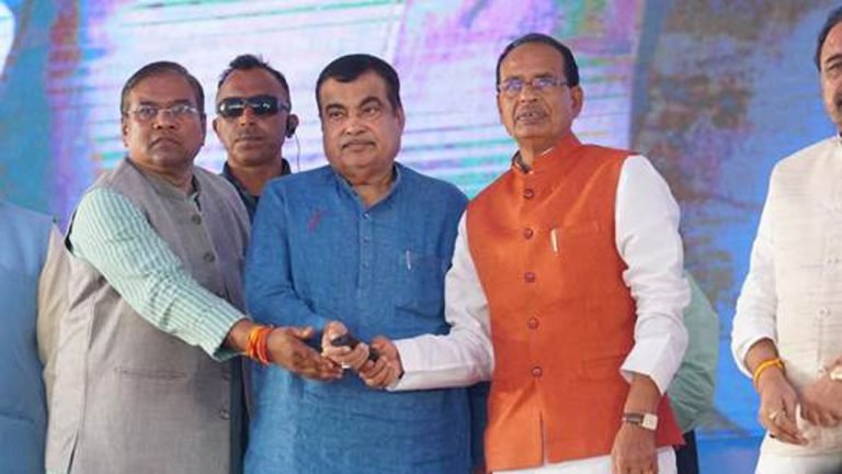 Nitin Gadkari inaugurates five national highway projects worth Rs. 1261 crore in Madhya Pradesh