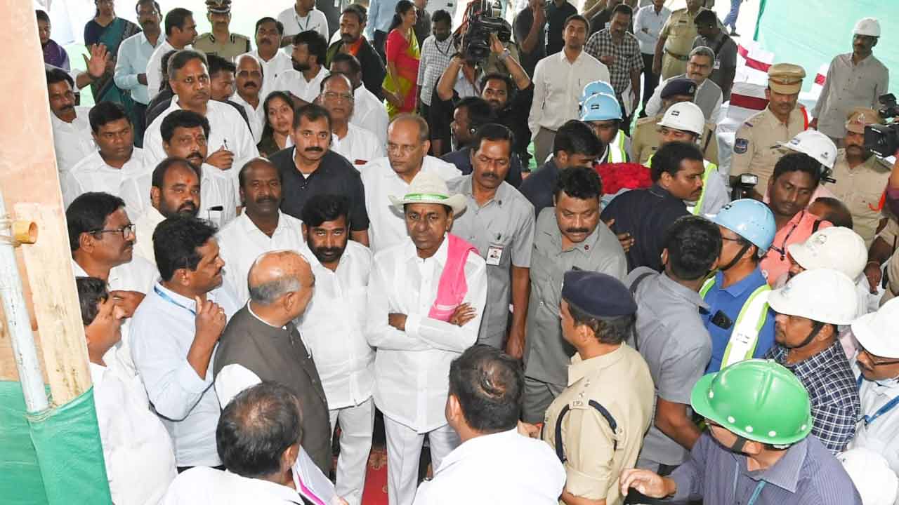CM KCR Inspected YTPP Construction Works | INDToday