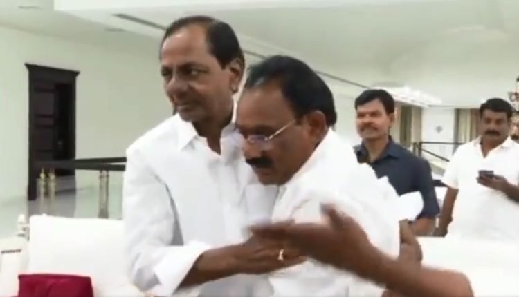 Newly elected TRS MLA calls on KCR