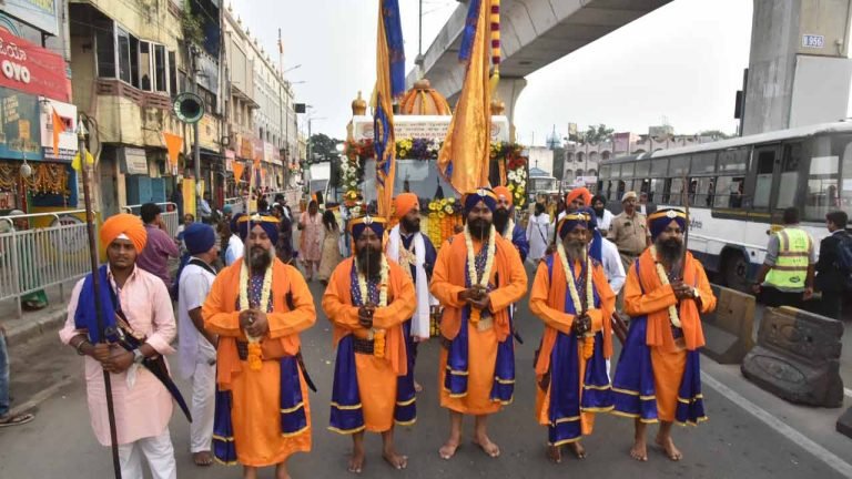 553rd Prakash Utsav: Sikhs Take Out Colourful Nagar Kirtan