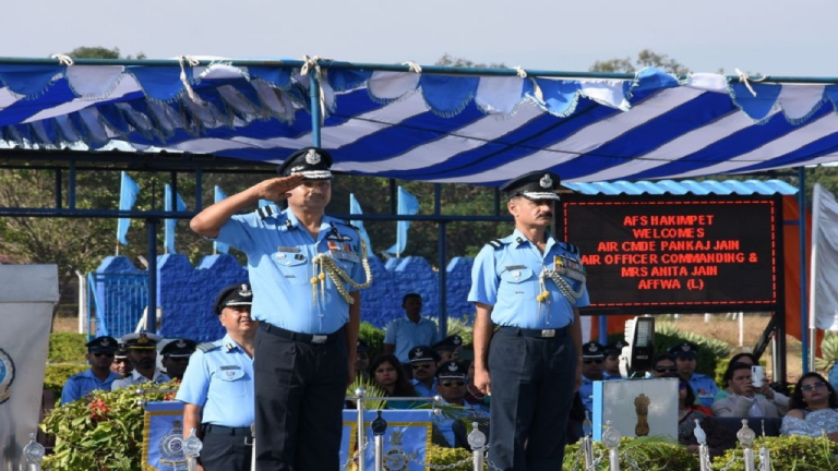 Change Of Command Of Air Force Station Hakimpet