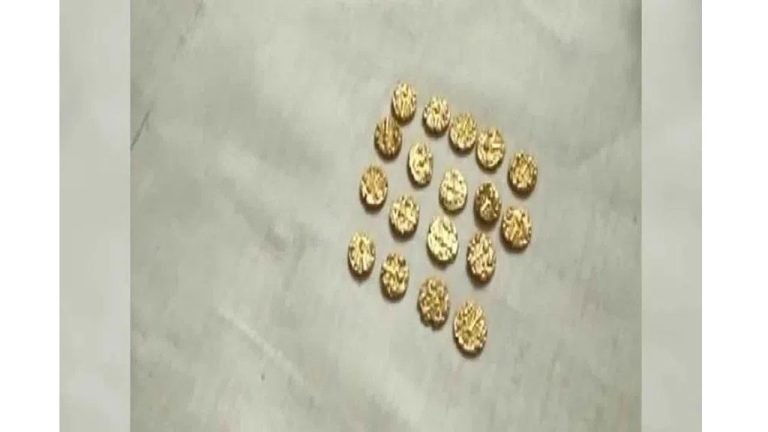 Gold coins found while digging borewell