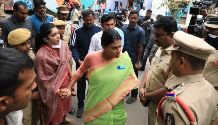 KCR Acting as Chief of Taliban says Sharmila