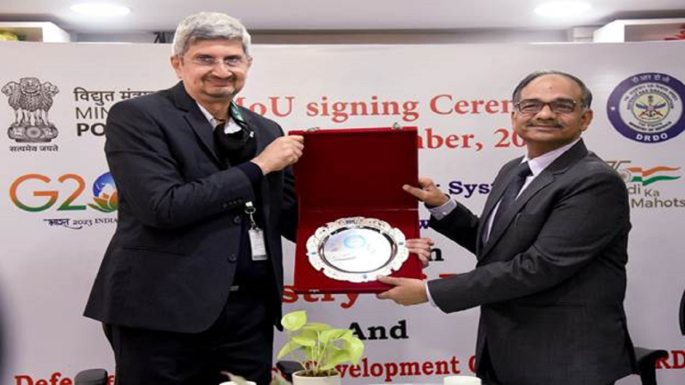Ministry of Power signs MoU with Defence Research and Development Organization