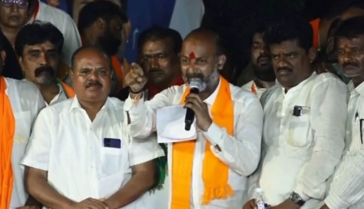 BRS Formation Program Was Like TRS Condolence Meeting: Bandi Sanjay