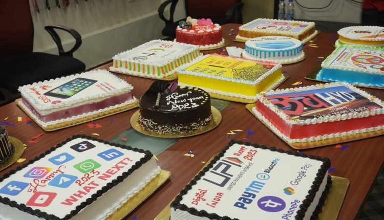 Celebrating and Spreading Socially relevant messages through New Year Cakes is the new trend catching up in the city