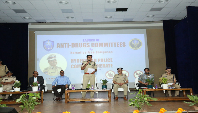 CV Anand asks Youths To Make Hyderabad Drug Free City