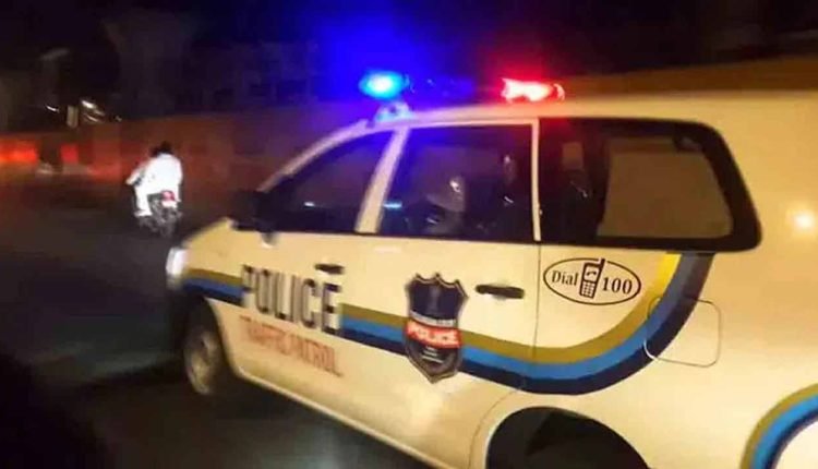 Police Patrol Vehicle Hijacked in Suryapet