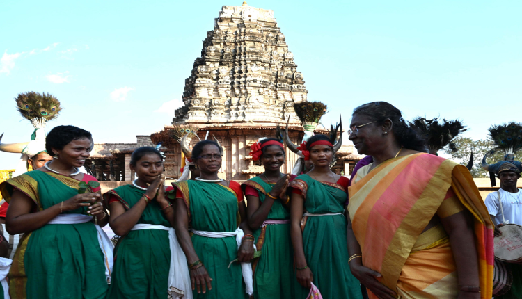 President Murmu Visits UNESCO World Heritage Site Ramappa Temple