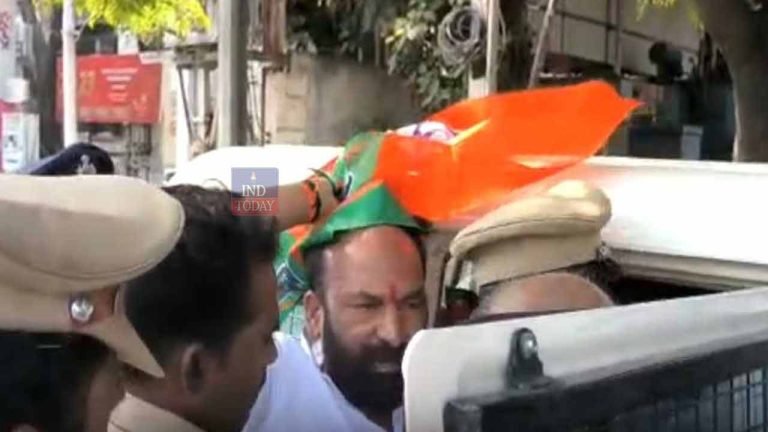 BJYM Activists Arrested for Seize at Pragati Bhavan