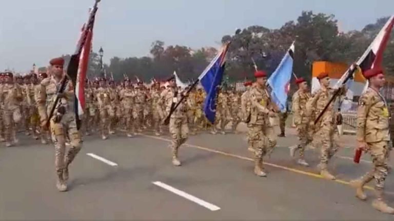 74th Republic Day Parade kicks off with Egyptian Armed Forces contingent