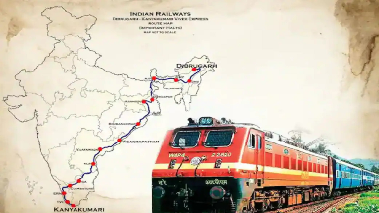 India's longest train 'Vivek Express' to run 4 days a week