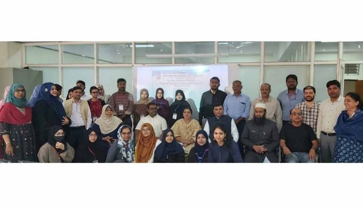 Workshop on Molecular Biology & Bioinformatics concludes at MANUU