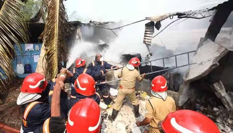 Fire Not Extinguished Completely, Three Bodies Identified