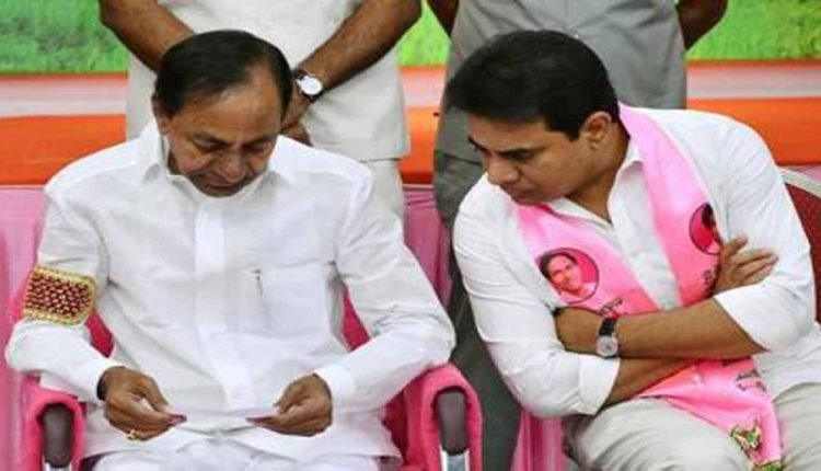 KCR And KTR Have Not Seen Together On Dais Since TRS Renamed BRS?