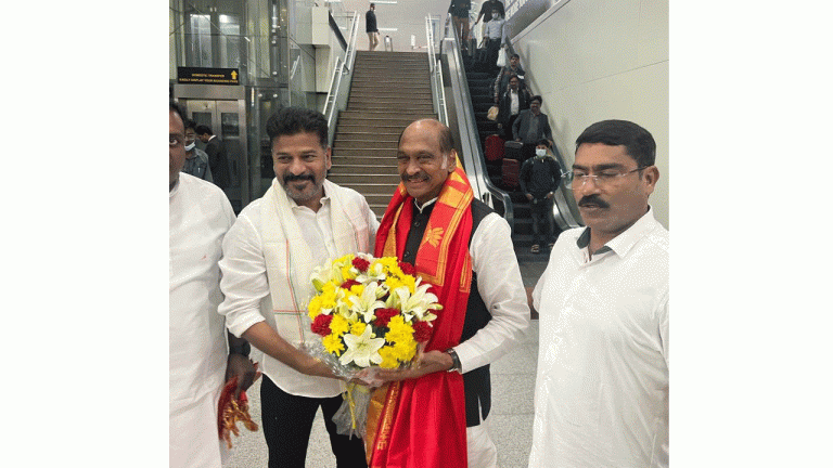 The new AICC In-Charge Of Telangana Arrived in Hyderabad