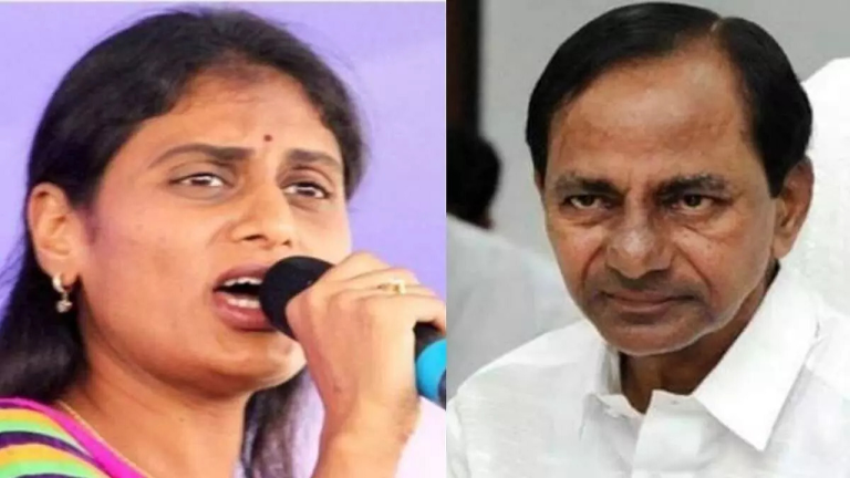 KCR A Murderer Killed 3 People In One Day: Sharmila