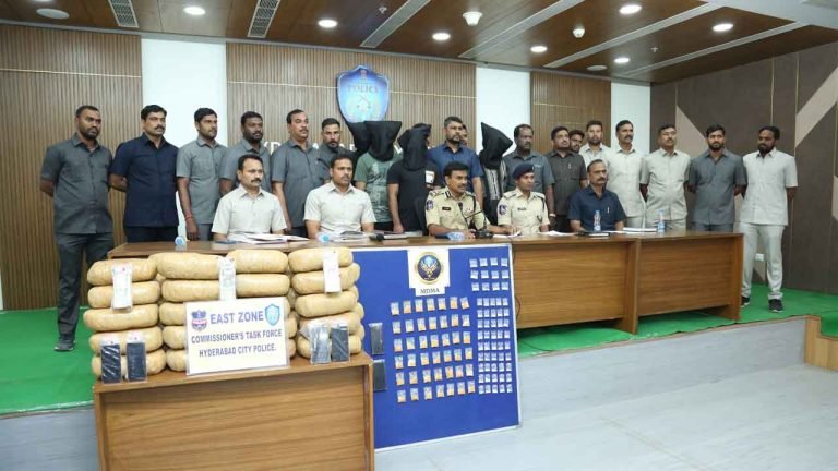 110 KG Ganja Seized, Three Held In Hyderabad