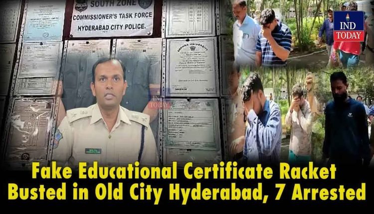 Fake Certificate Racket Busted In Hyderabad, Seven Held 
