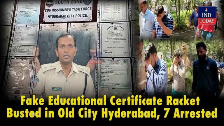 Fake Certificate Racket Busted In Hyderabad, Seven Held 