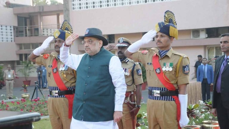 Hyderabad: Amit Shah attends IPS Trainee Officers Passing Out Parade