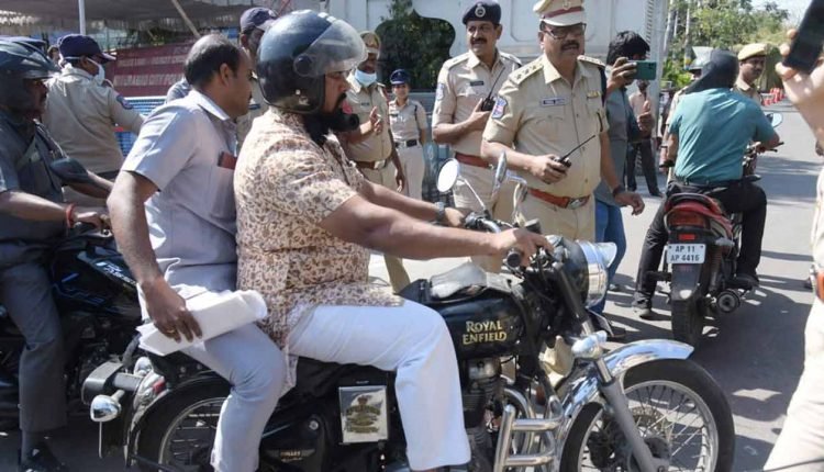 Raja Singh Came To the Assembly On Bullet Bike