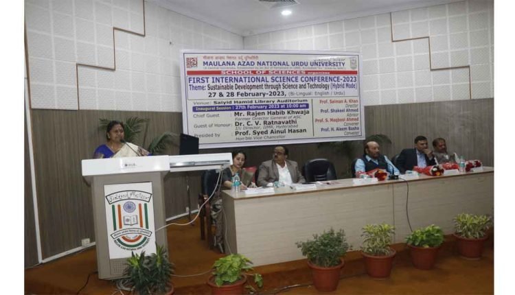 International Science Conference held at MANUU