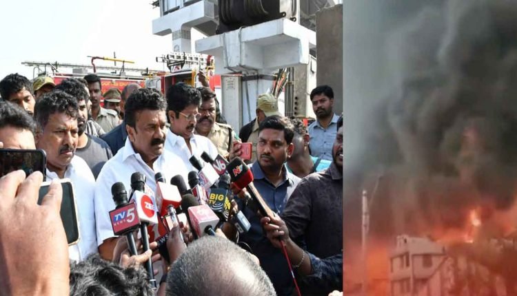 Talasani On Fire Accident In Baghlingampally, Asks Traders To Follow Safety Norms