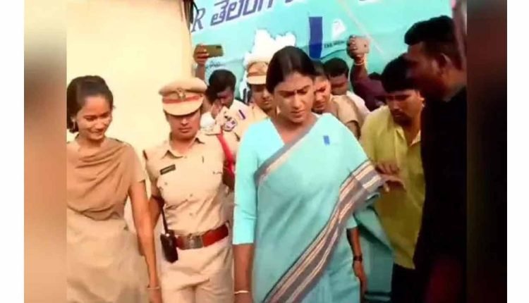 YS Sharmila arrested for her comments on MLA Shankar Naik