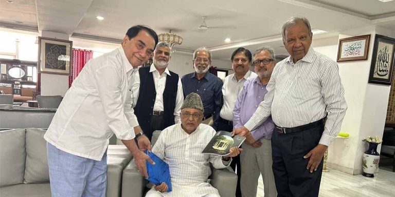 Madarsa Aliya Souvenir First Copy Presented To Zahid Ali Khan