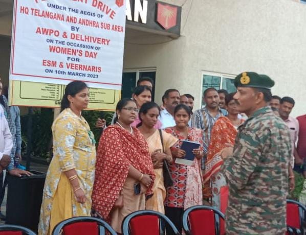 Army Welfare Placement Organization Conducted A Placement Drive For ESM & VEER Naris